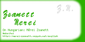 zsanett merei business card